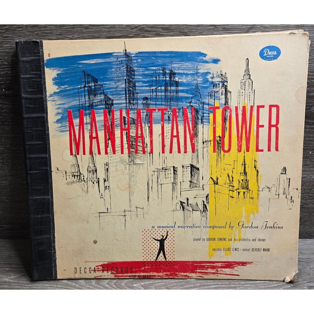 Manhattan Tower Decca Records Musical Narrative Gordon Jenkins Vinyl 78RPM Album
